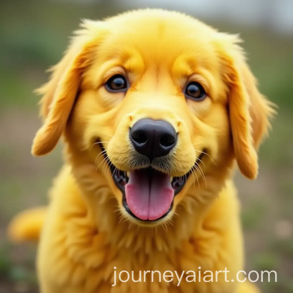 Cheerful-Yellow-Labrador-Playing-Fetch-in-a-Sunlit-Meadow