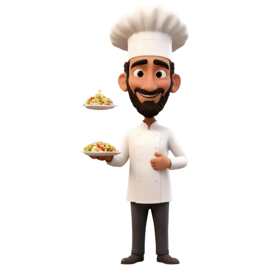 HighQuality-PNG-Animation-of-Arab-Chefs-Enhancing-Culinary-Visuals-Online