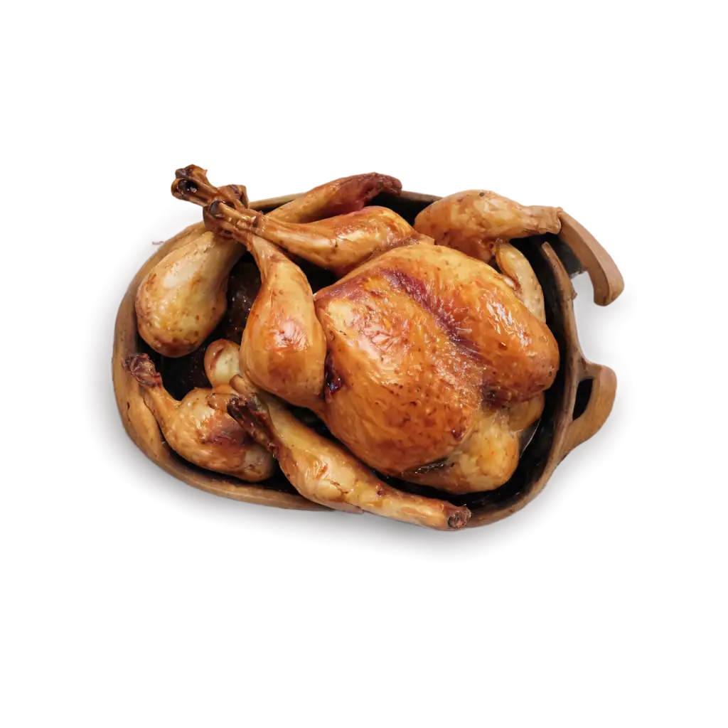 Roast-Chicken-PNG-Image-HighQuality-and-Transparent-Format-for-Culinary-Designs