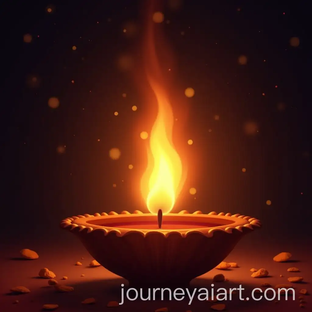 Diwali-Celebration-The-Flame-of-a-Diya-Igniting-Against-Social-Evils