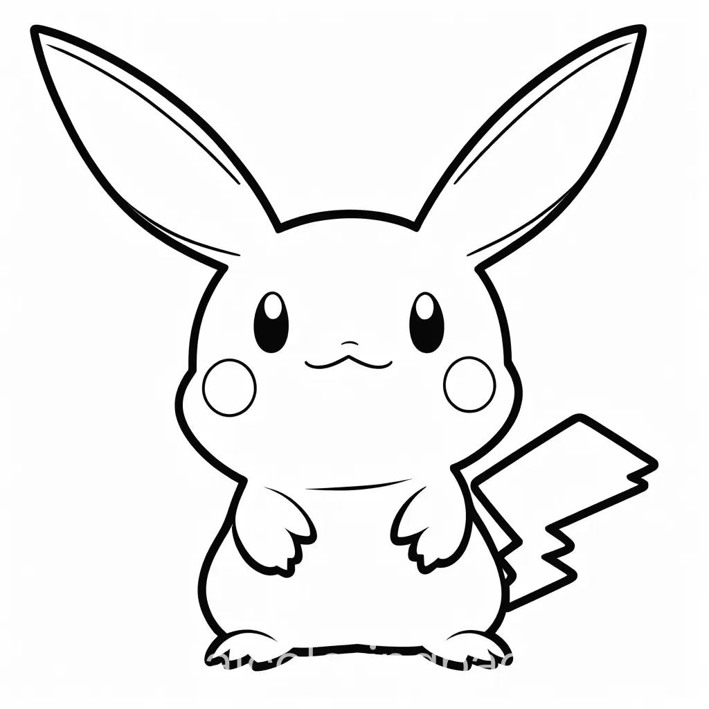 Mudkip-Coloring-Page-for-Kids-Simple-Line-Art-Design