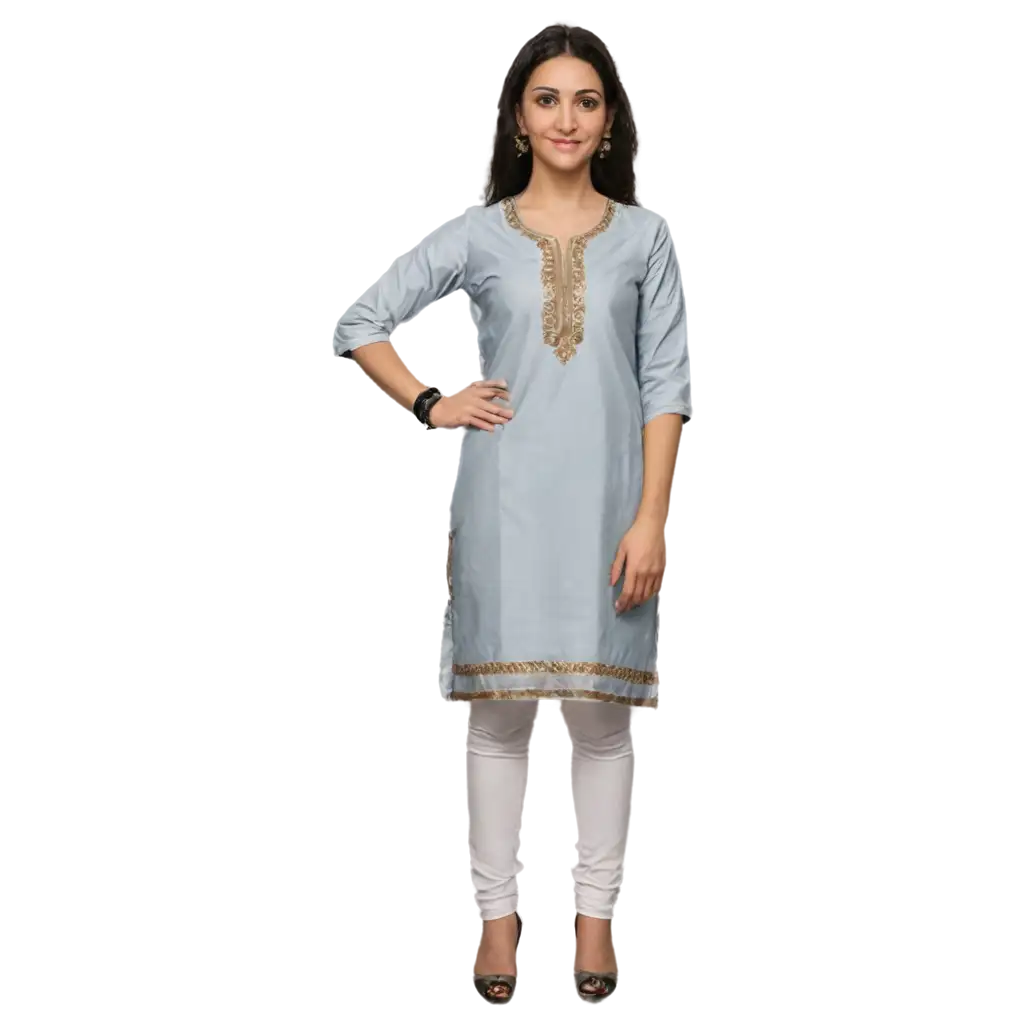 Stylish-Women-Kurti-PNG-Perfect-for-Fashion-and-Design-Projects