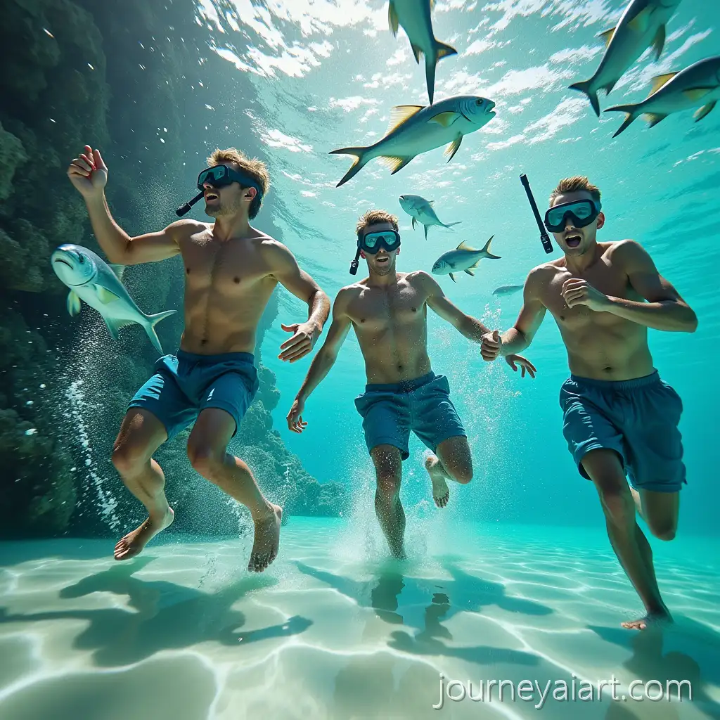 Intense-Underwater-Struggle-of-ThreeAI-Art-Prompt-Expansion-Men-Fending-Off-Barracudas-in-Tropical-Waters