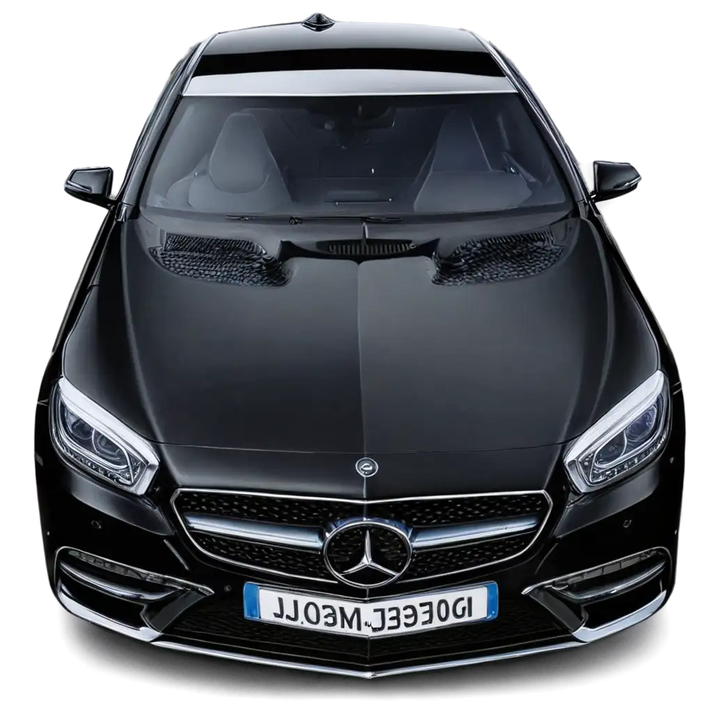 Elegant-Black-Mercedes-Car-PNG-Image-from-Above-for-Premium-Visuals-and-Web-Use