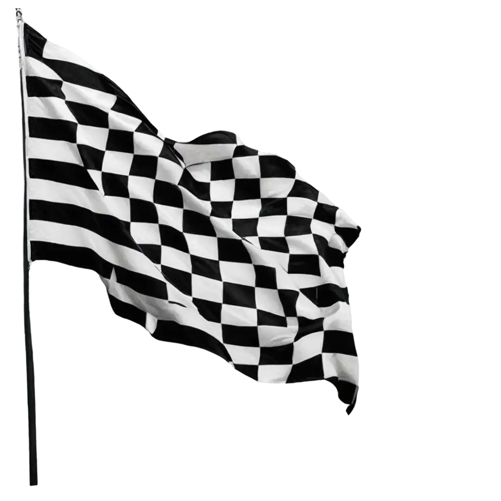 Black-and-White-Checkered-Flag-PNG-HighQuality-Image-for-Versatile-Use