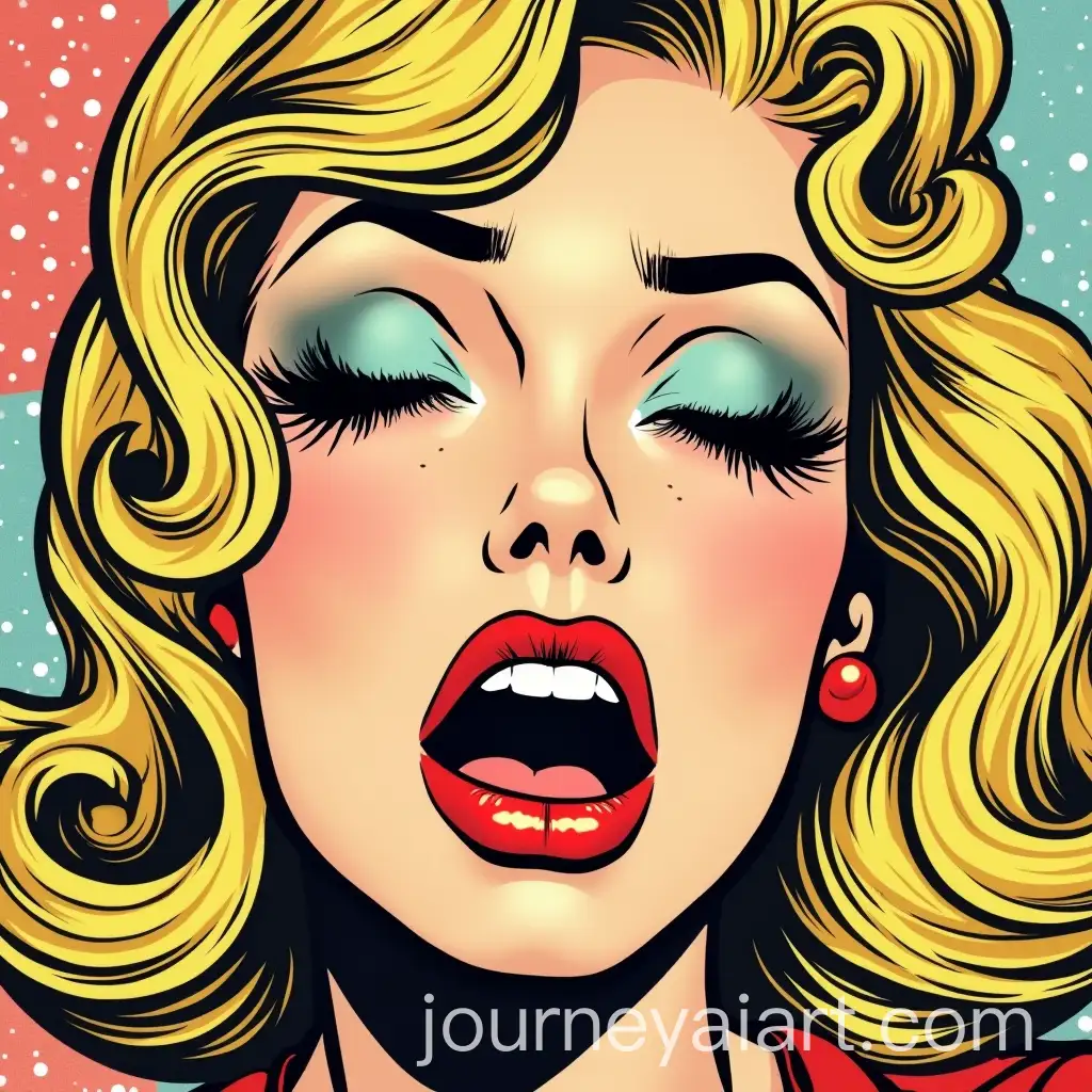 Blonde-60s-Retro-Woman-Crying-in-Comic-Art-Style