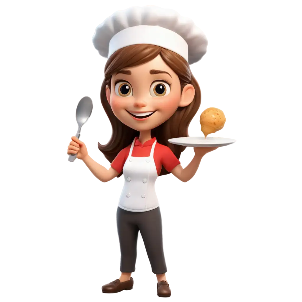 White-Girl-Chef-PNG-Cartoon-Logo-Perfect-for-Branding-and-Design