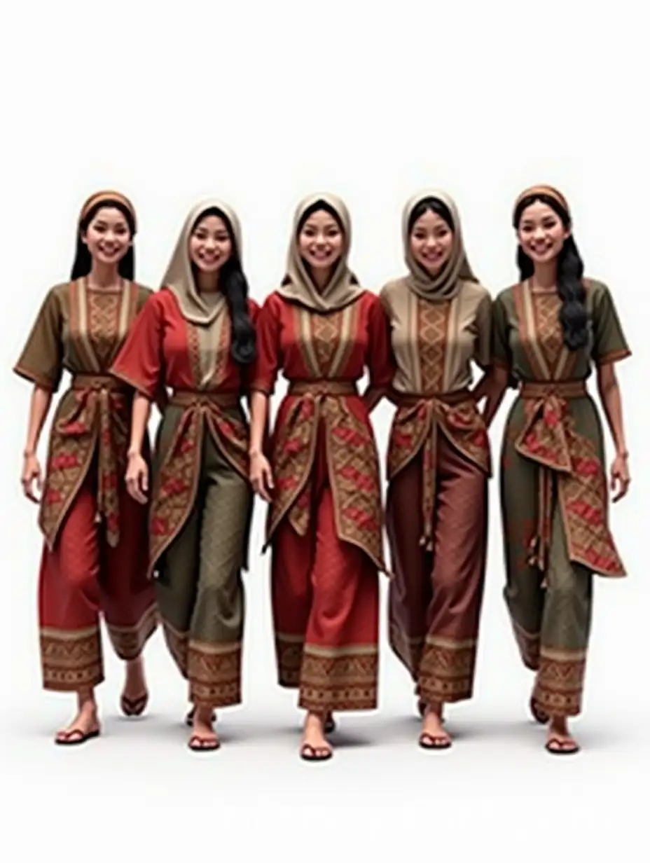 Six-HyperRealistic-3D-Action-Figures-of-Indonesian-Women-in-Traditional-Costumes-from-Diverse-Regions