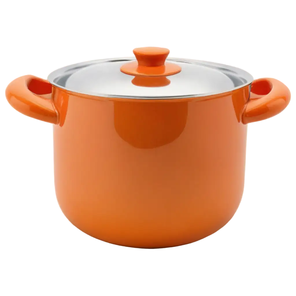 Orange-Cooking-Pot-with-Silver-Lid-and-Handles-PNG-HighQuality-Transparent-Image-for-Culinary-Designs