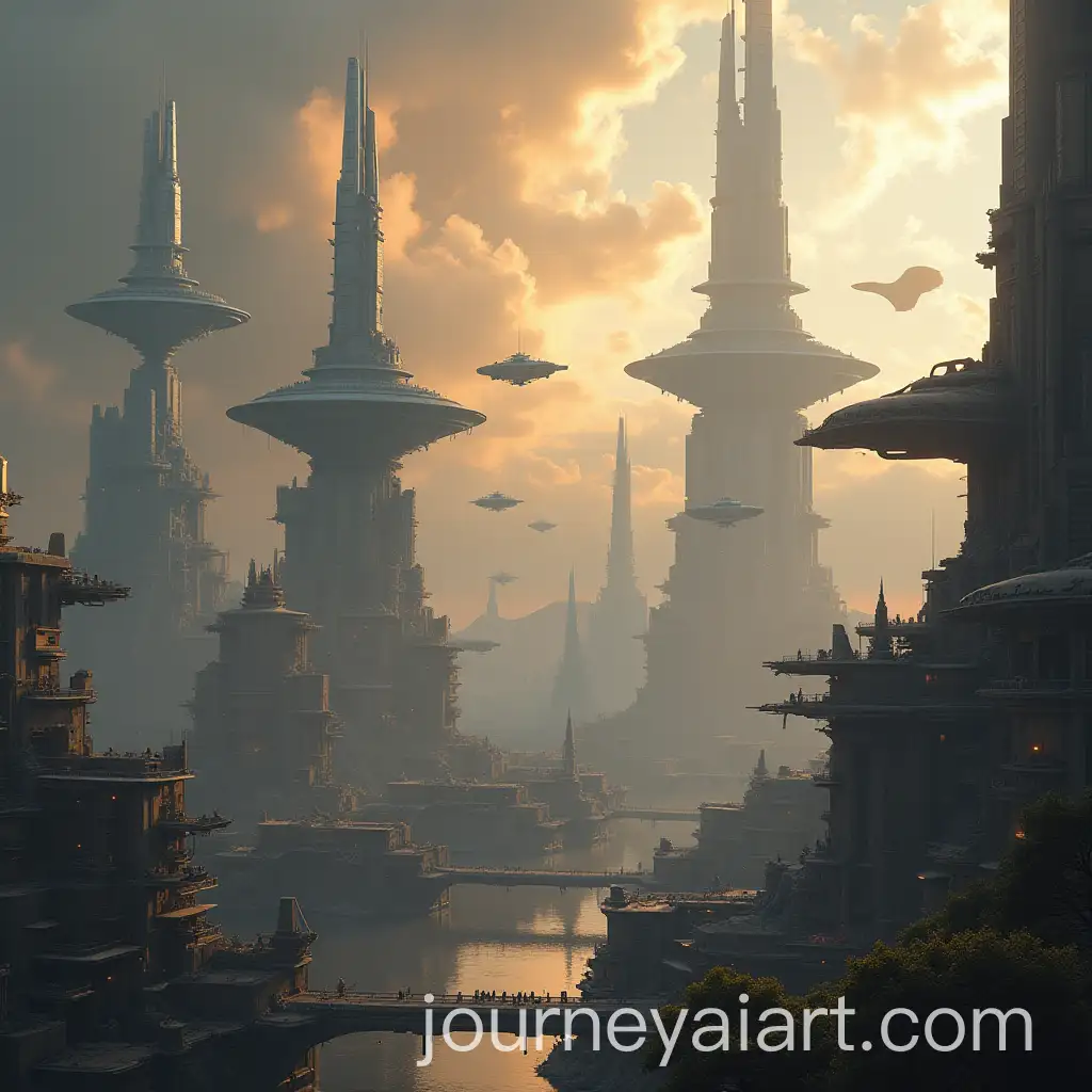 Futuristic-City-Battle-with-Descending-Ships