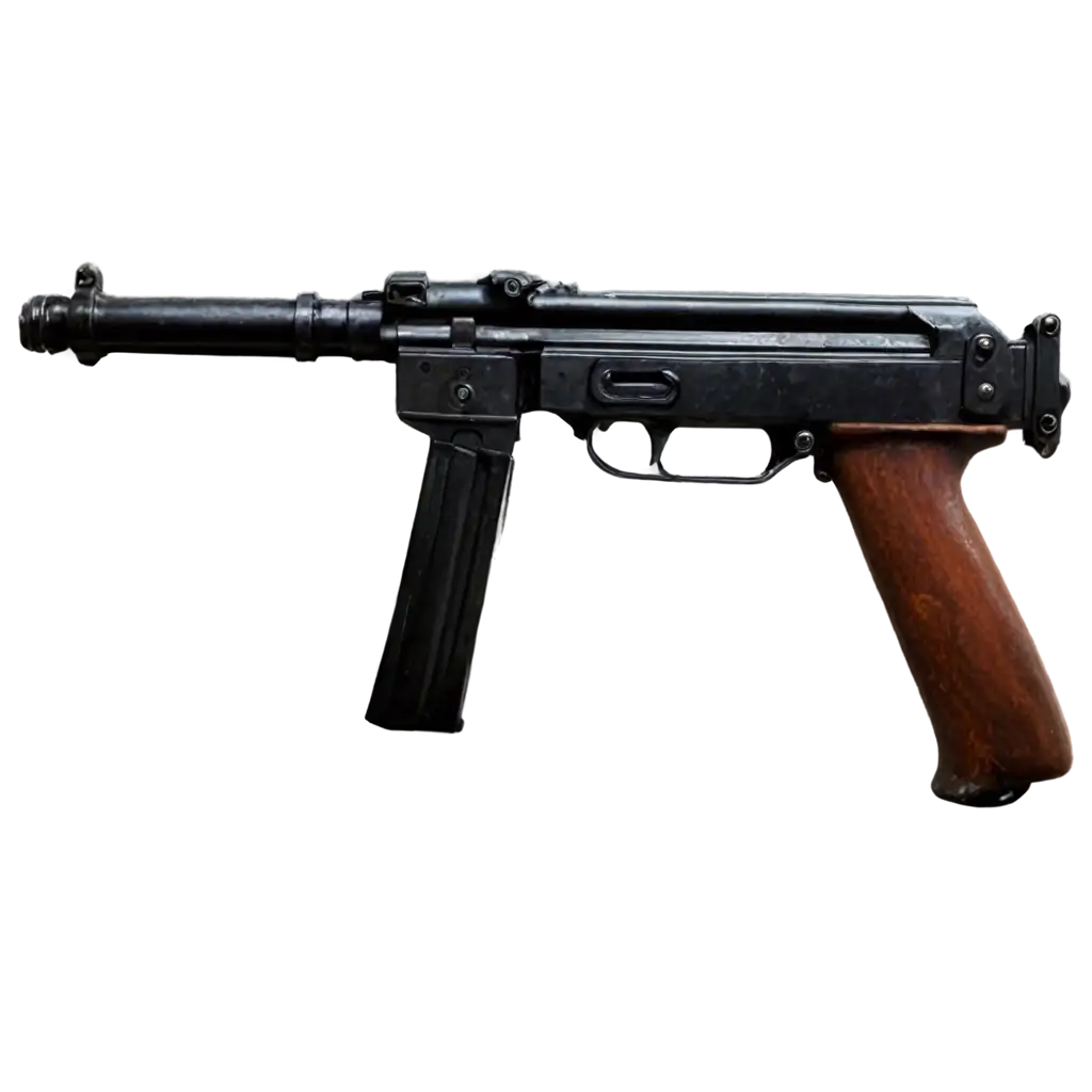 MP40-Gun-PNG-Image-for-Historical-and-Gaming-Visuals