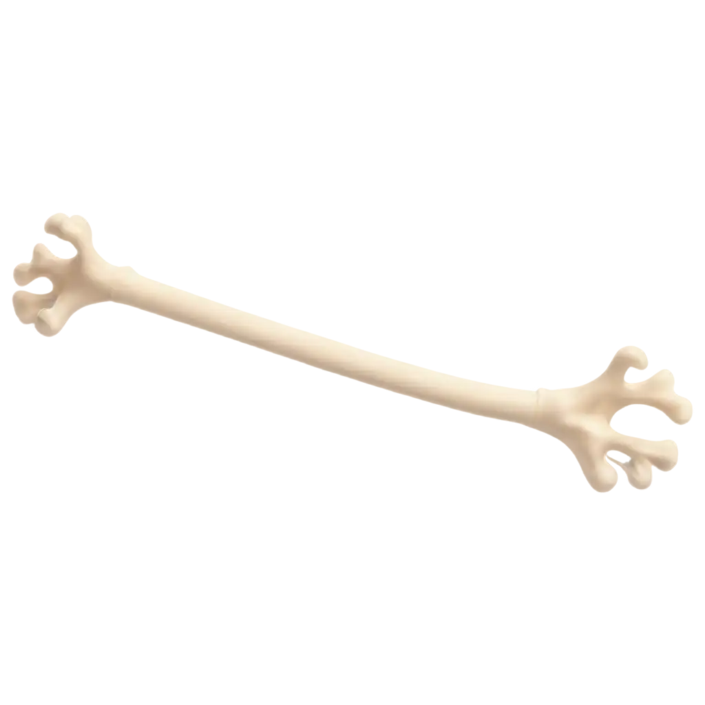 3D3D-Fibula-PNG-Scenarios-Human-Fibula-Bone-Made-of-Matte-Plastic-HighQuality-PNG-Image-for-Anatomical-Visualization