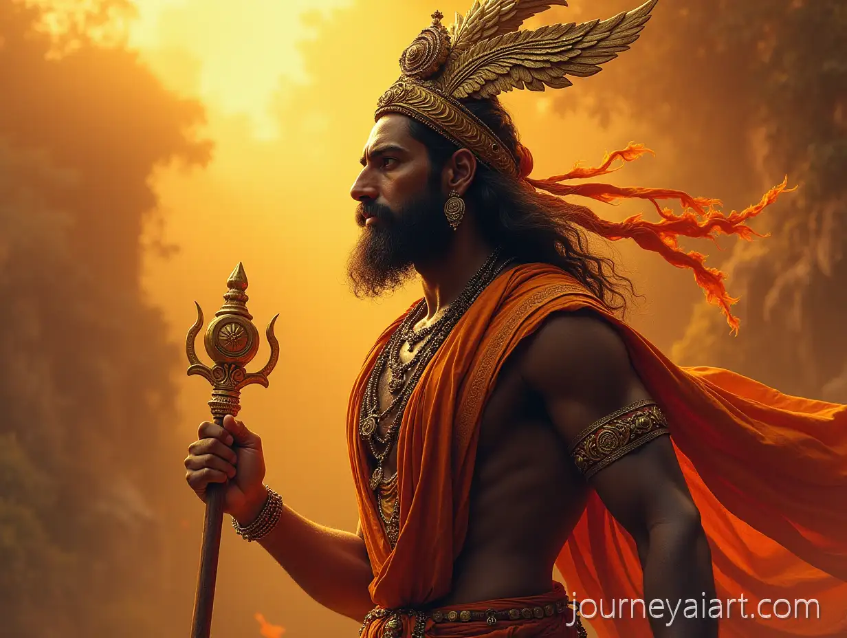 Realistic-Portrait-of-Indian-Mythological-God-Yamraj