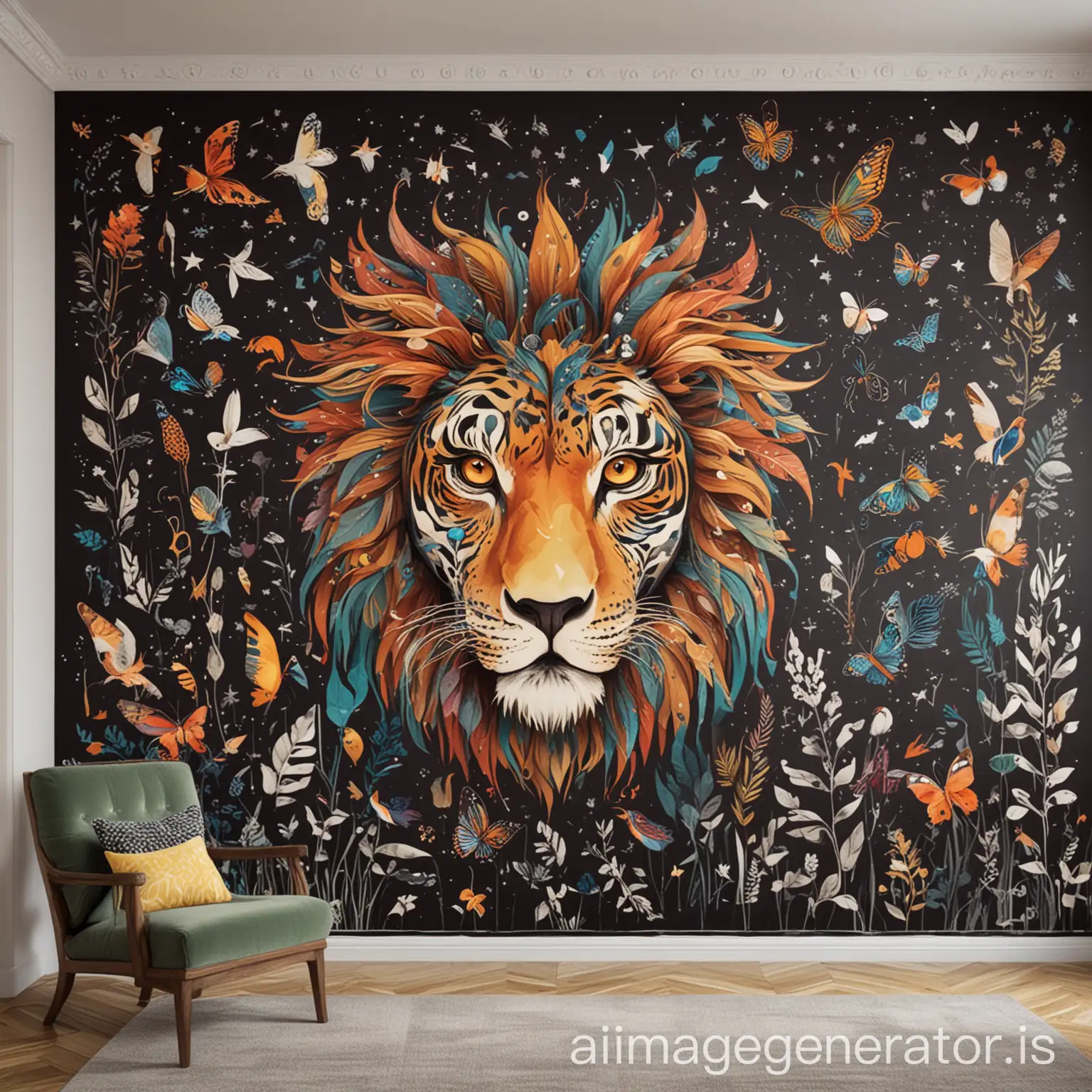 Design with an animal theme to give space a wild and vibrant feel, symbolizing freedom and vitality.