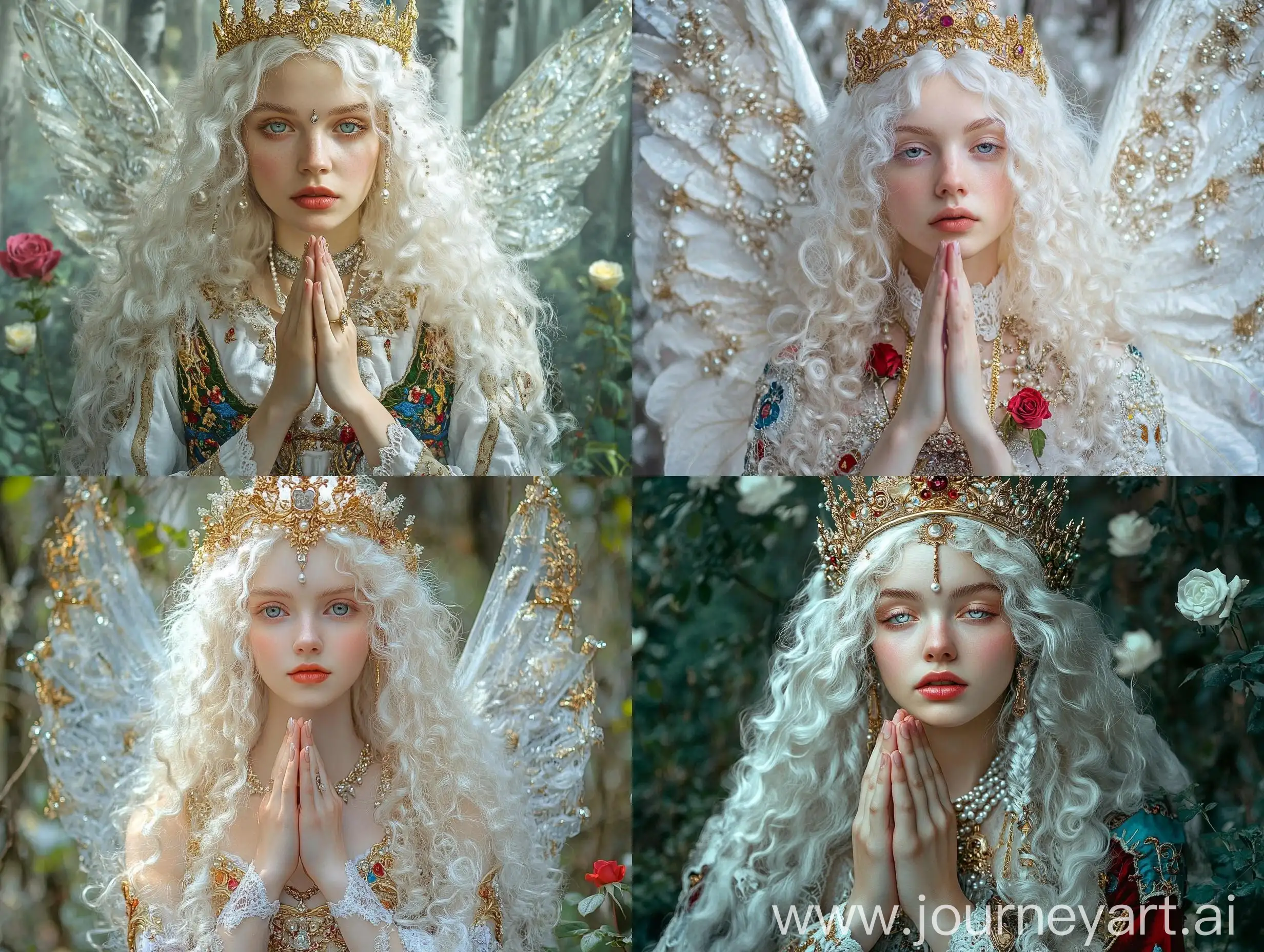 Medieval-Fairy-Queen-with-Crystal-Wings-in-Enchanted-Forest