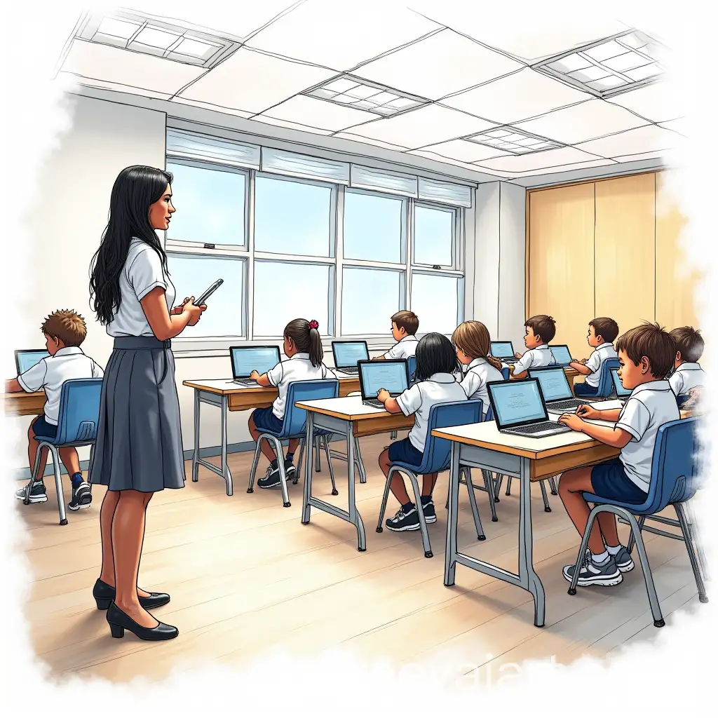 Abstract-Modern-Classroom-with-Laptops-and-Tablets-in-South-Africa