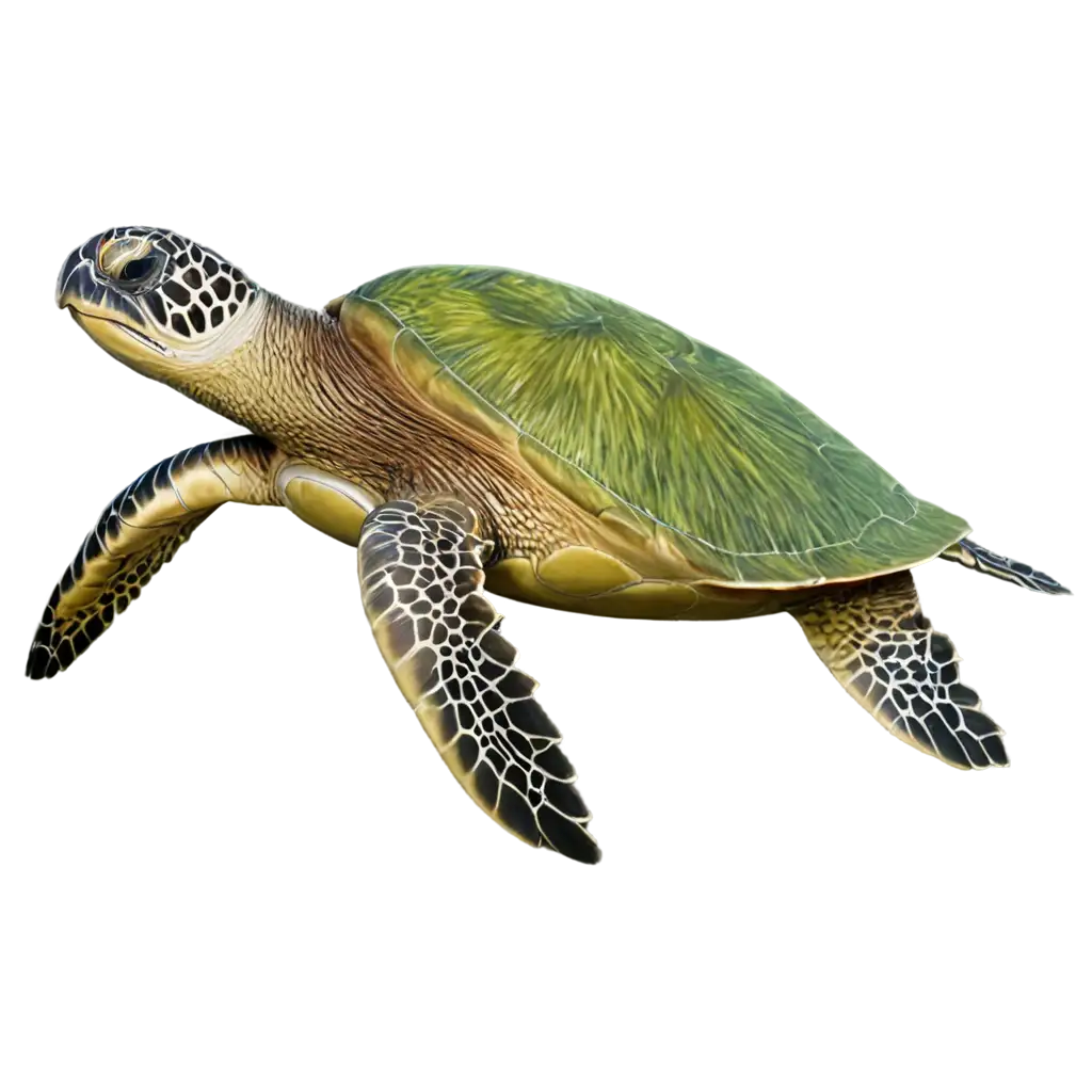 Stunning-Green-Sea-Turtle-PNG-Image-for-HighQuality-Digital-Use