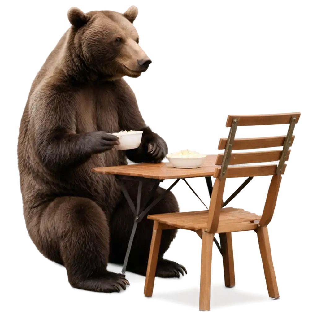 Charming-PNG-Image-of-a-Bear-Sitting-at-a-Table-Enjoying-Porridge