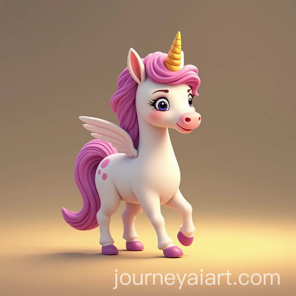 Charming-Small-Unicorn-Walking-in-Disney-Pixar-Style