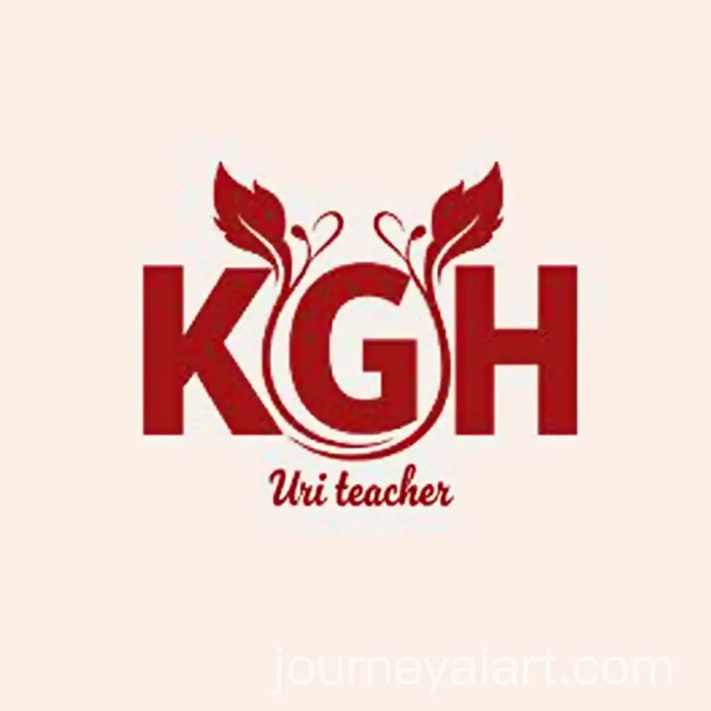 Logo-Design-for-Uri-Teacher-with-KGH-Letters-Inspired-by-KFC-Logo