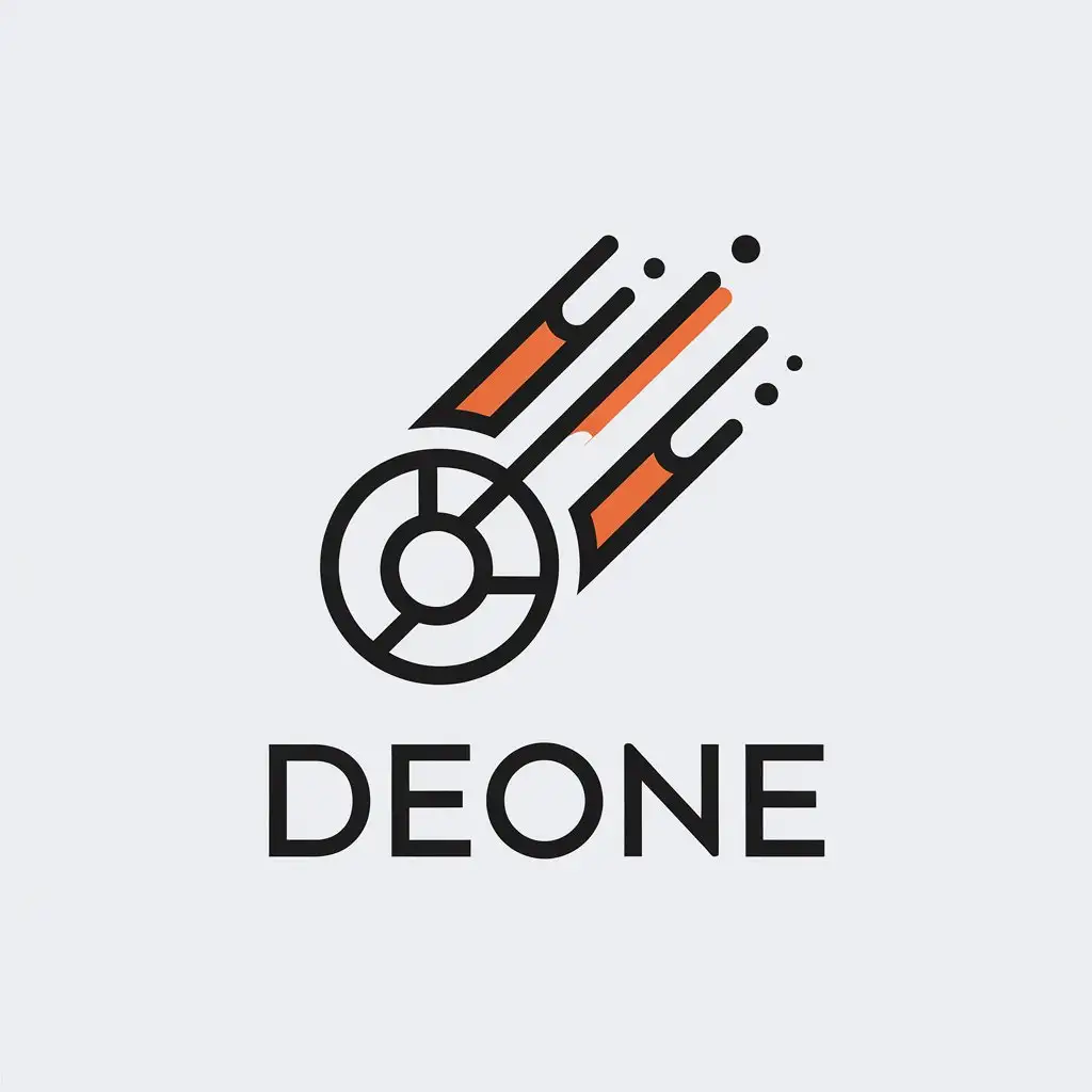 LOGO-Design-for-DEONE-Minimalistic-Meteor-Theme-for-Cinematography-Industry