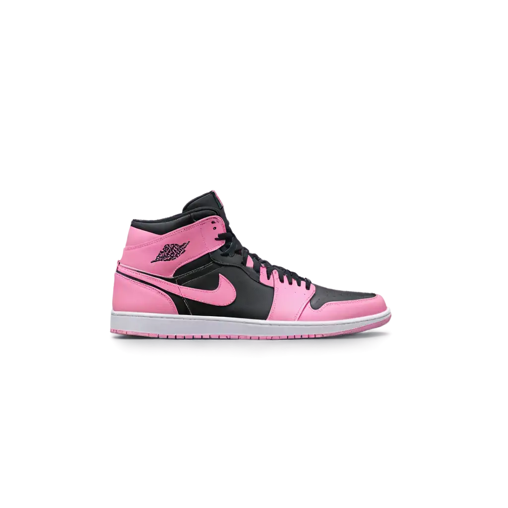 Air-Jordan-1-Fierce-Mid-Pink-PNG-Image-HighQuality-Transparent-Footwear-Artwork