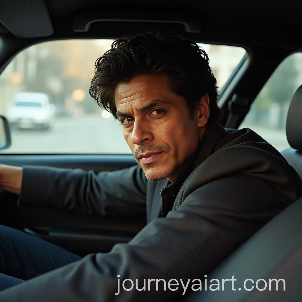 Shah-Rukh-Khan-Sitting-in-Car-Casual-Pose