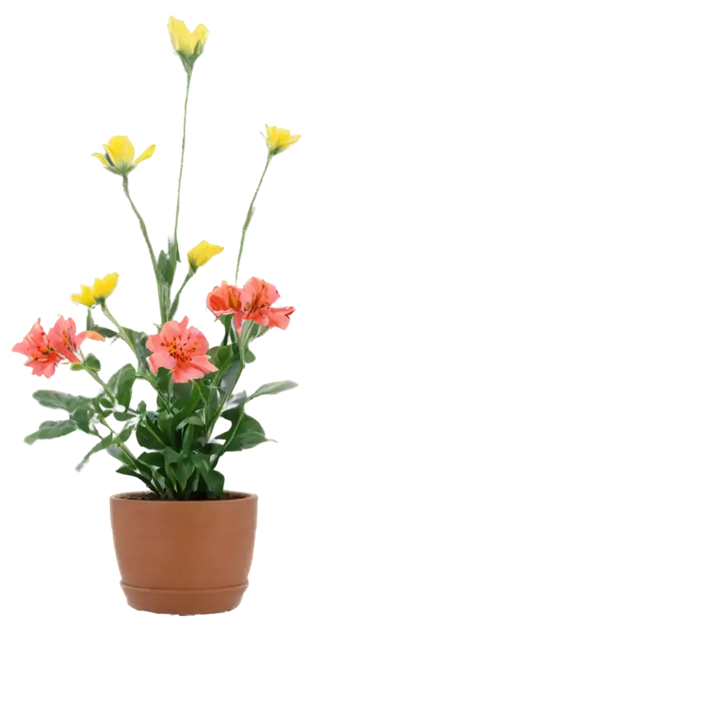 HighQuality-PNG-Image-of-Flowers-in-a-Pot-for-Various-Applications