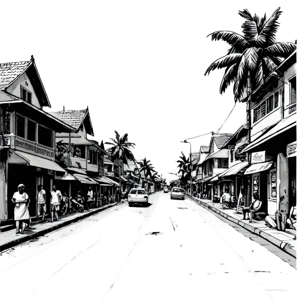 Discover-the-Timeless-Charm-of-Keralas-Kollam-Commercial-Street-in-HighResolution-PNG