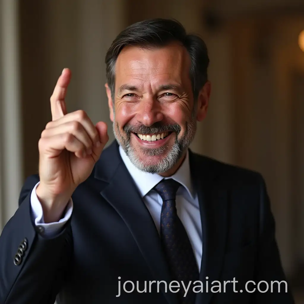 Mariano-Rajoy-Smiling-withAI-Art-Prompt-Expansion-Hand-in-OK-Position