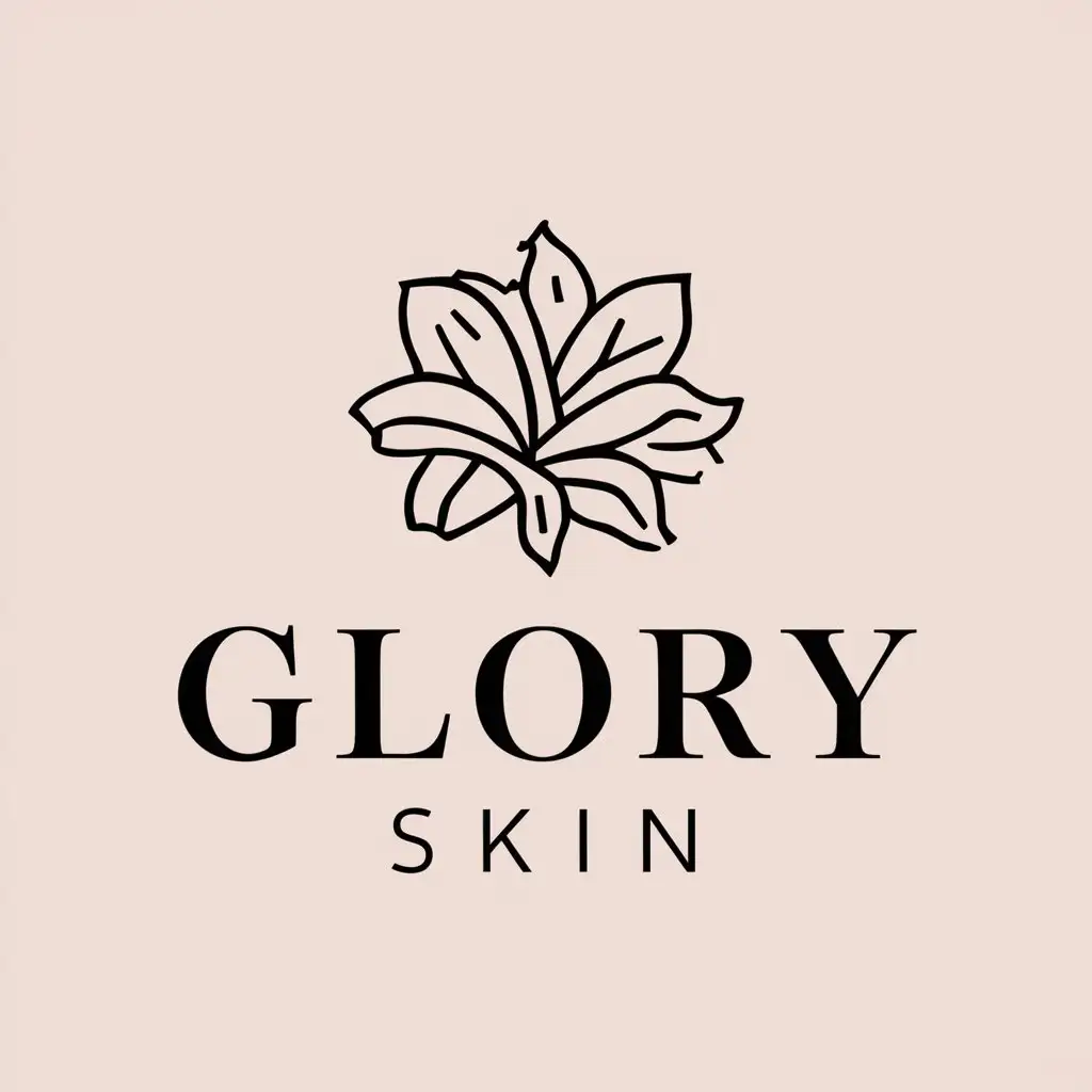 LOGO-Design-for-Glory-Skin-HydraFacial-for-Clean-Radiant-and-Shiny-Skin