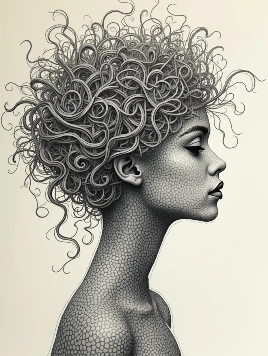 detailed intricate photo, topmost beauty, minimalist style, surreal girl