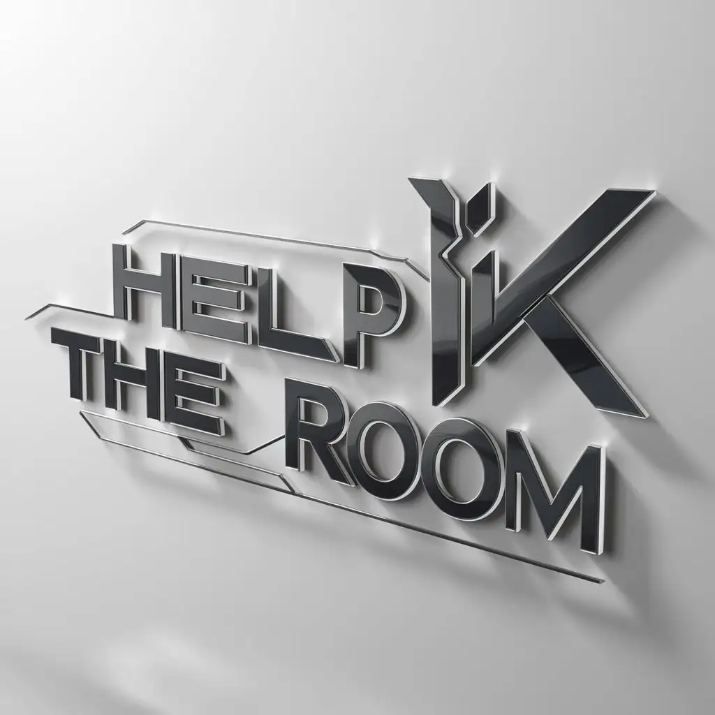 a logo design,with the text "Help the room", main symbol:VK,complex,be used in Others industry,clear background