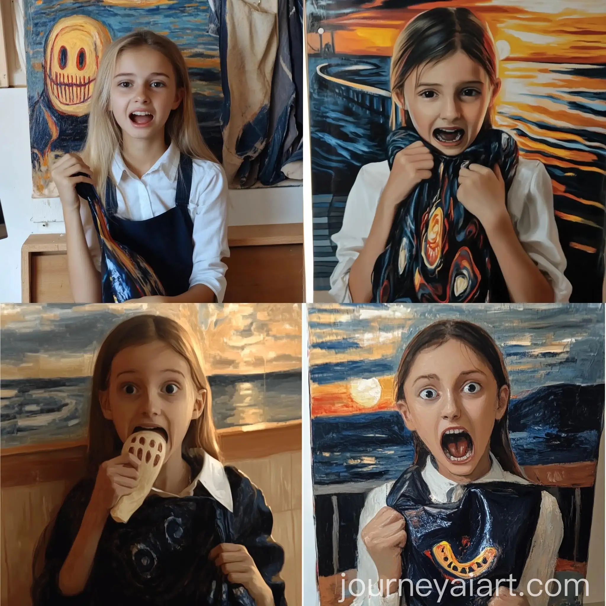 Reimagined-Clothing-Version-of-The-Scream-with-Girls-Face