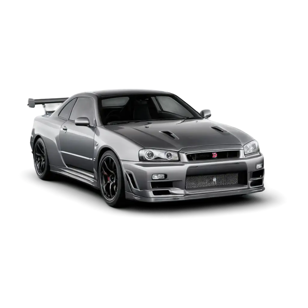 Nissan-GTR-R34-PNG-Image-HighQuality-Automotive-Artwork-for-Digital-Use