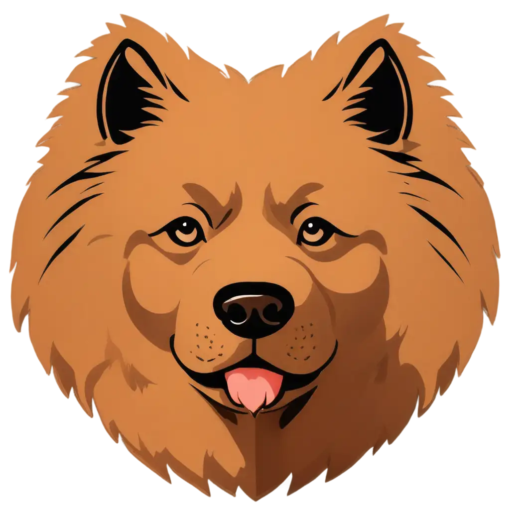 Cartoon-Chow-Chow-Dog-Head-Logo-PNG-Expressive-and-Adorable-Design