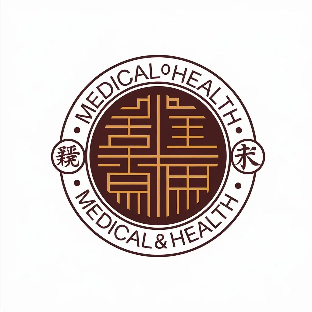 LOGO Design for MedicalHealth Traditional Chinese Medicine and Qian Health Center with a Clear Background for the Medical Dental Industry