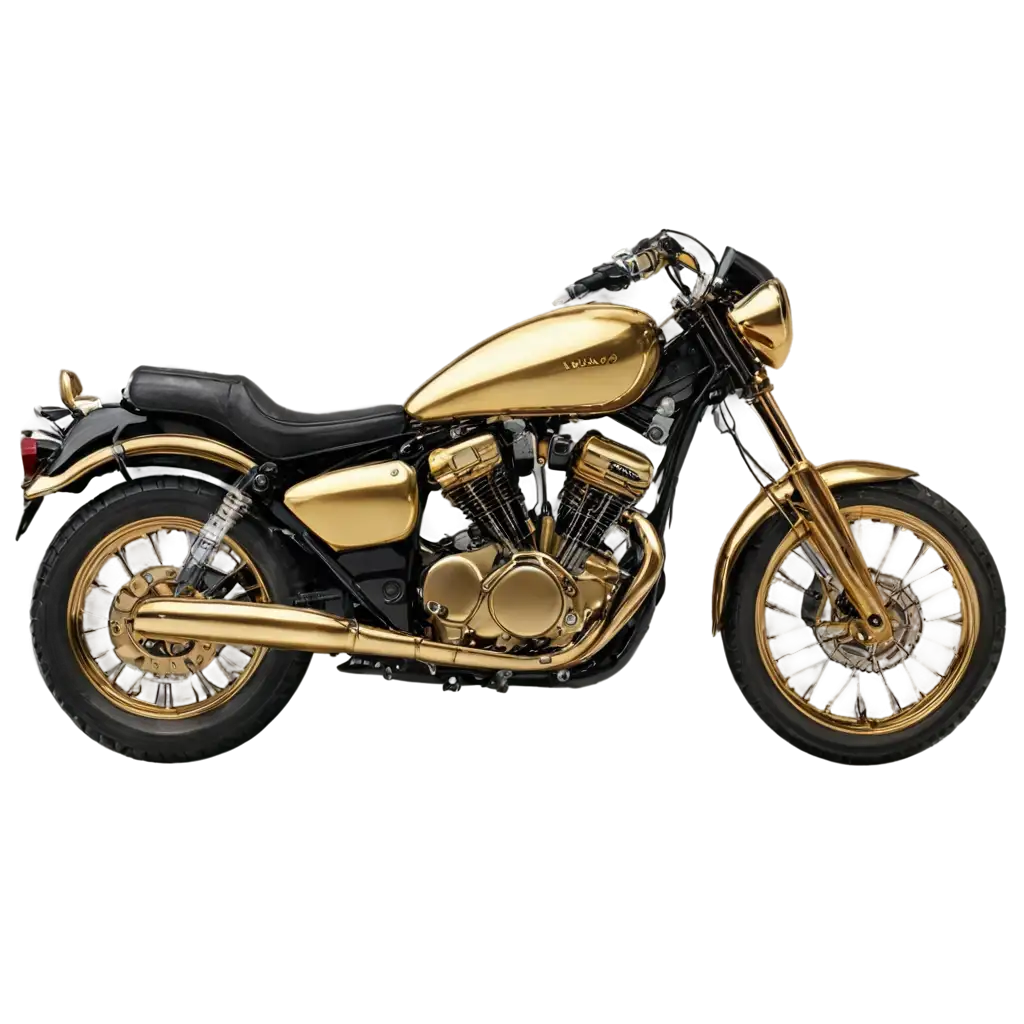 Yamaha-XV535-Gold-PNG-Image-Capturing-Classic-Motorcycle-Elegance-in-HighQuality-Format