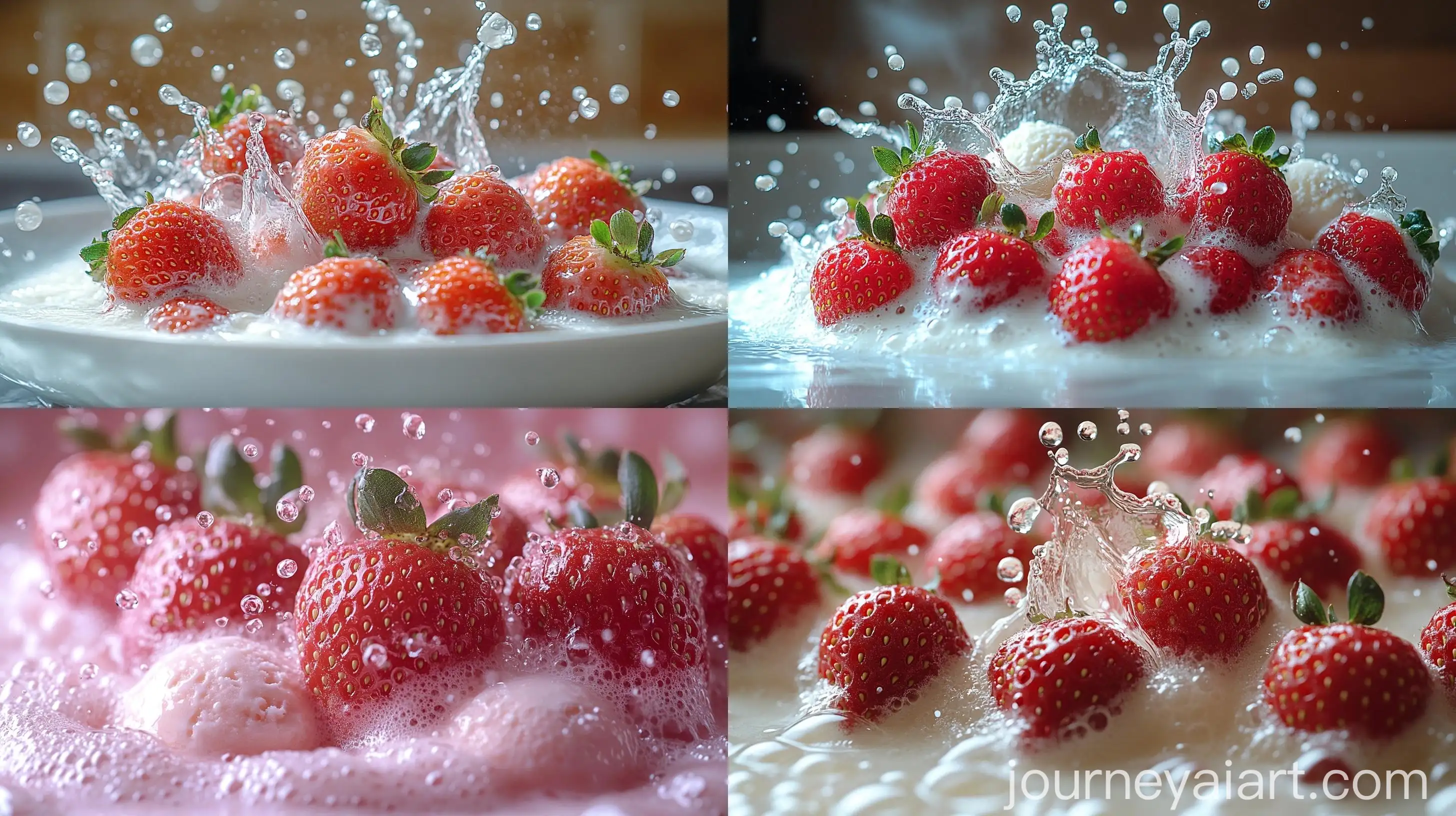 Fresh-Strawberries-Falling-into-Creamy-Ice-Cream