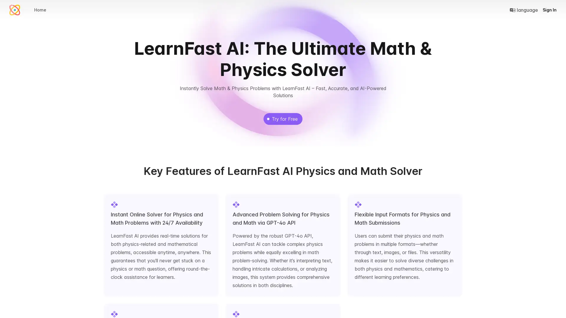 Instant solutions for math and physics with AI-powered accuracy.