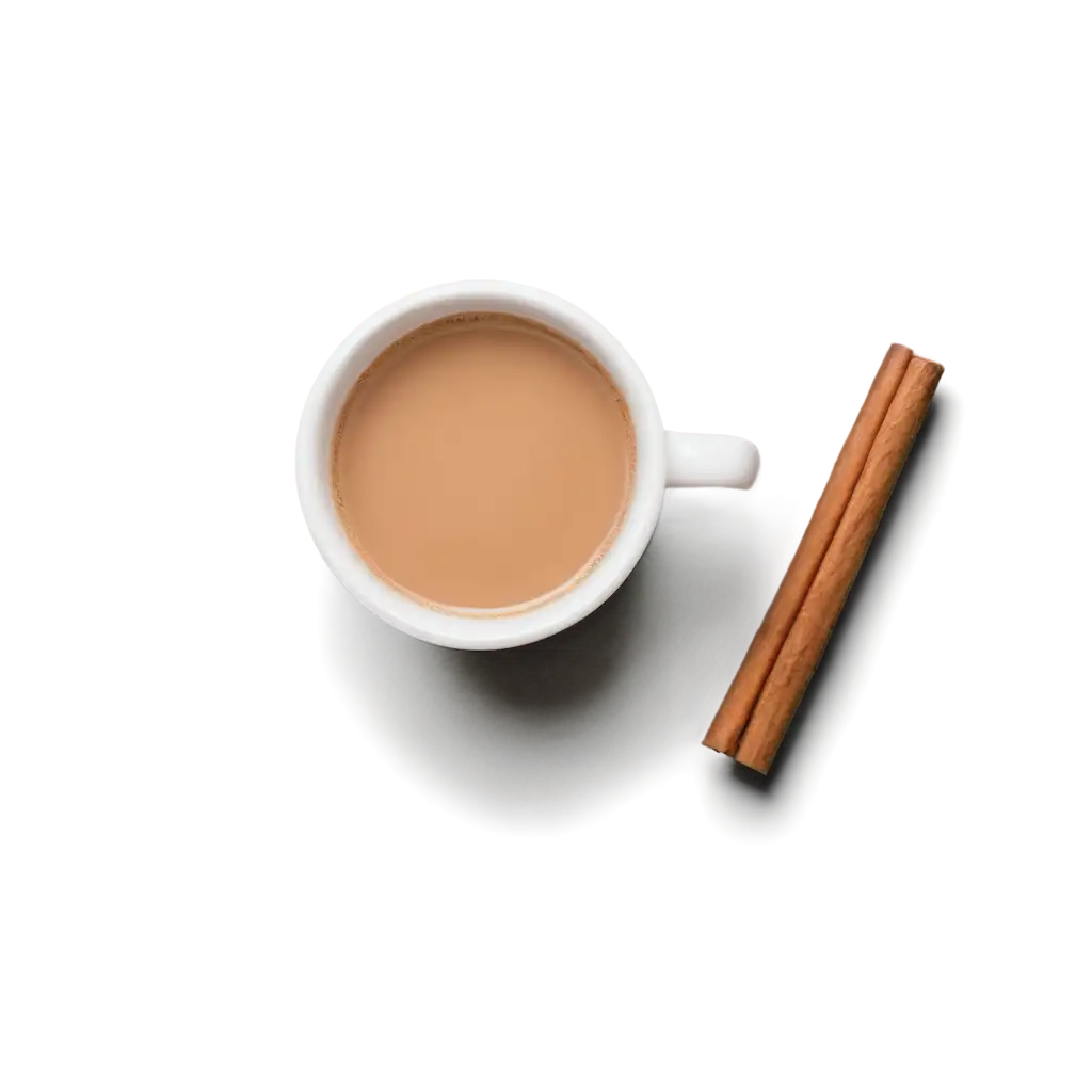 Cup-of-Chai-from-Top-View-PNG-Image-for-Clear-and-Vibrant-Visuals