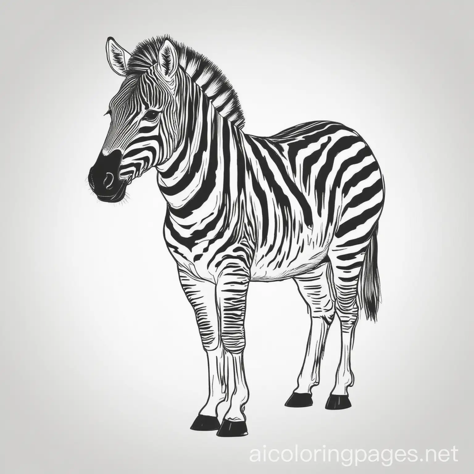 Children-Coloring-Zebra-in-Simple-Line-Art-Design