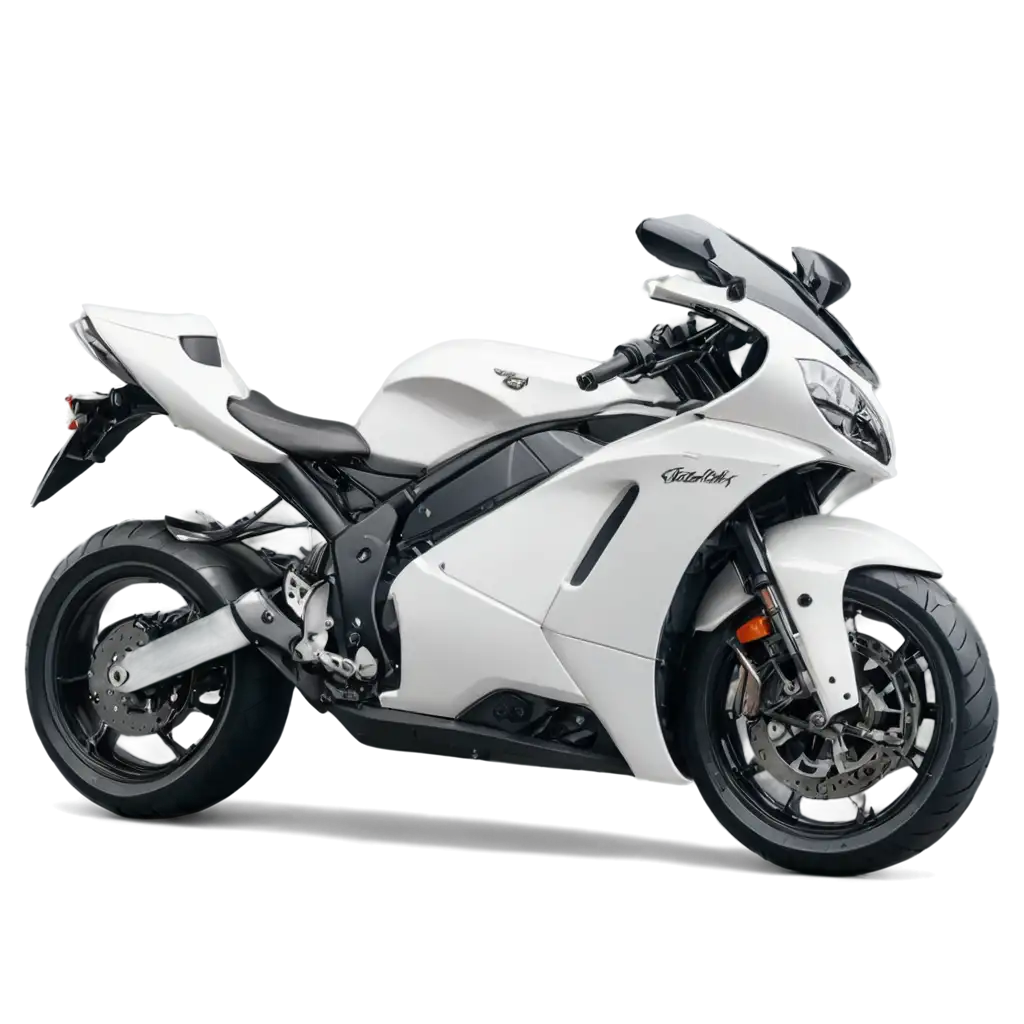 White-Motorcycle-Front-Side-View-PNG-Image-for-HighQuality-Graphics-and-Design-Use