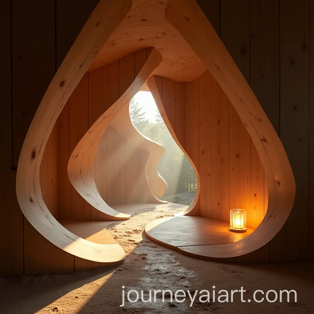 Voronoi-Wood-Interior-Structures-with-Candle-and-Dawn-External-Light