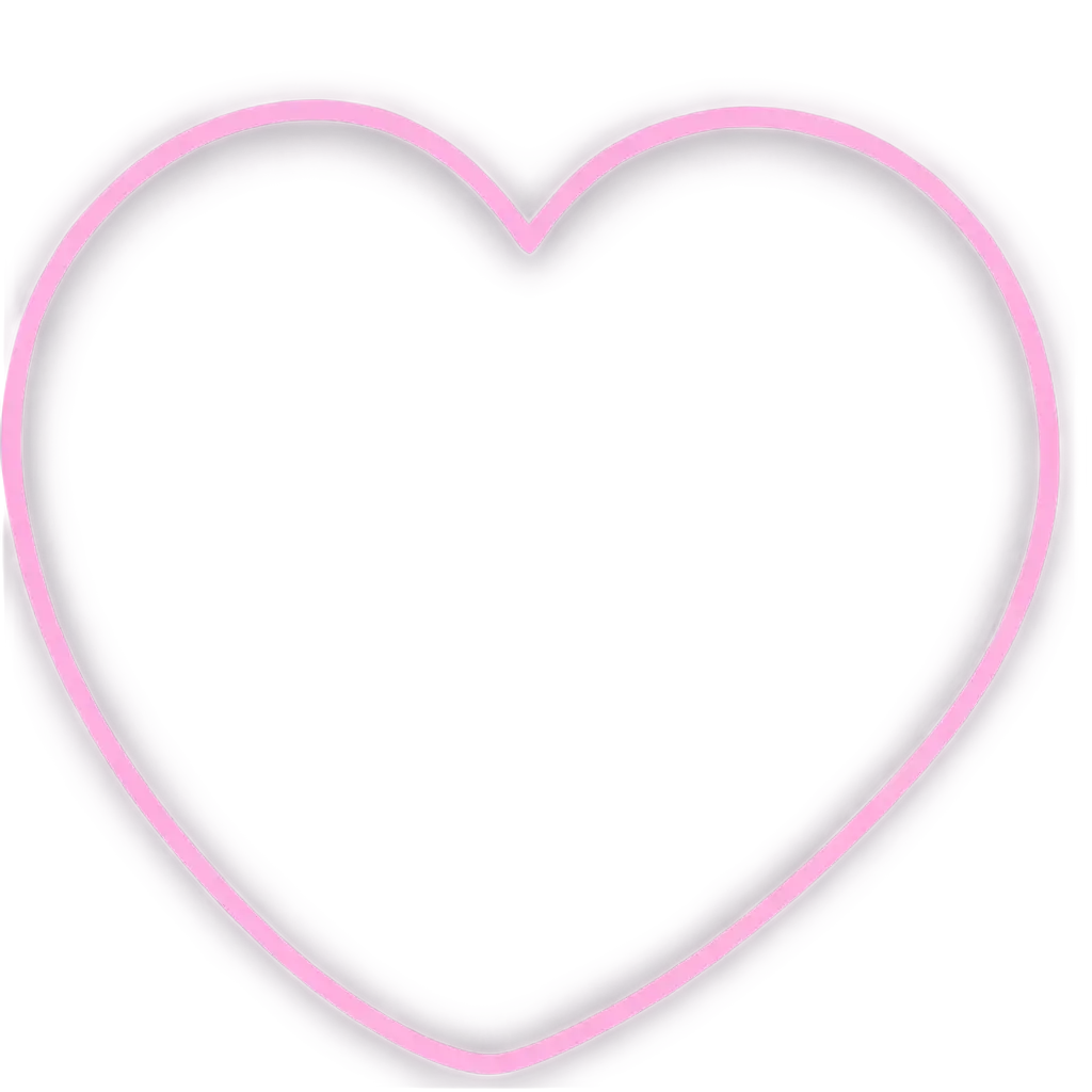 White-Heart-with-Pink-Dashed-Border-PNG-High-Quality-Image-for-Design-Use