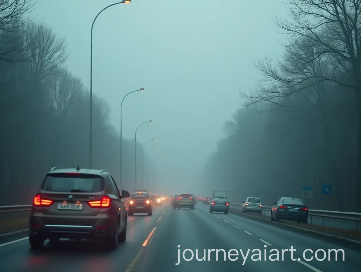 Cars-Releasing-Emissions-and-Contributing-to-Air-Pollution