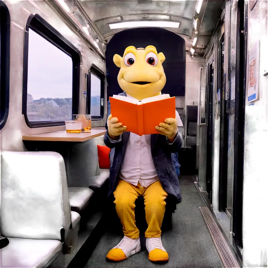 HighQuality-PNG-Image-Fish-Reading-a-Book-Inside-a-Train