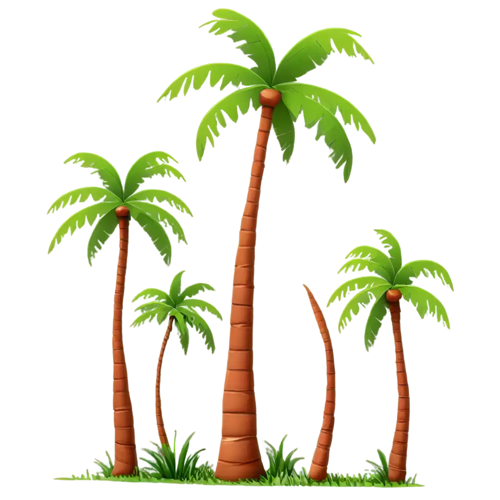 Cartoon-Palm-Trees-PNG-Vibrant-HighQuality-Illustrations-for-Diverse-Applications