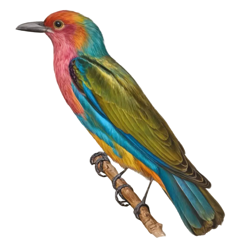 Vibrant-Colorful-Bird-PNG-Image-HighQuality-Transparent-Format-for-Stunning-Visuals