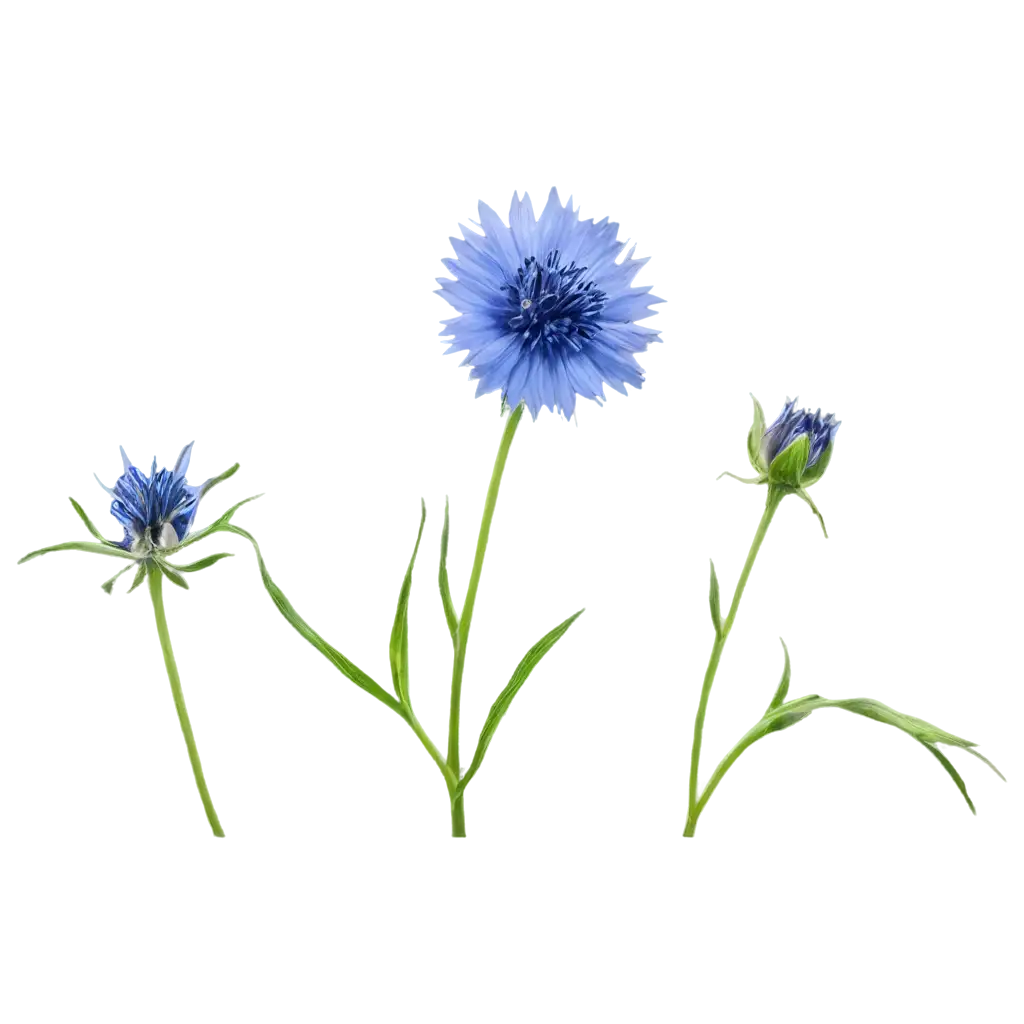 Cornflowers-PNG-Image-HighQuality-Floral-Graphics-for-Various-Uses